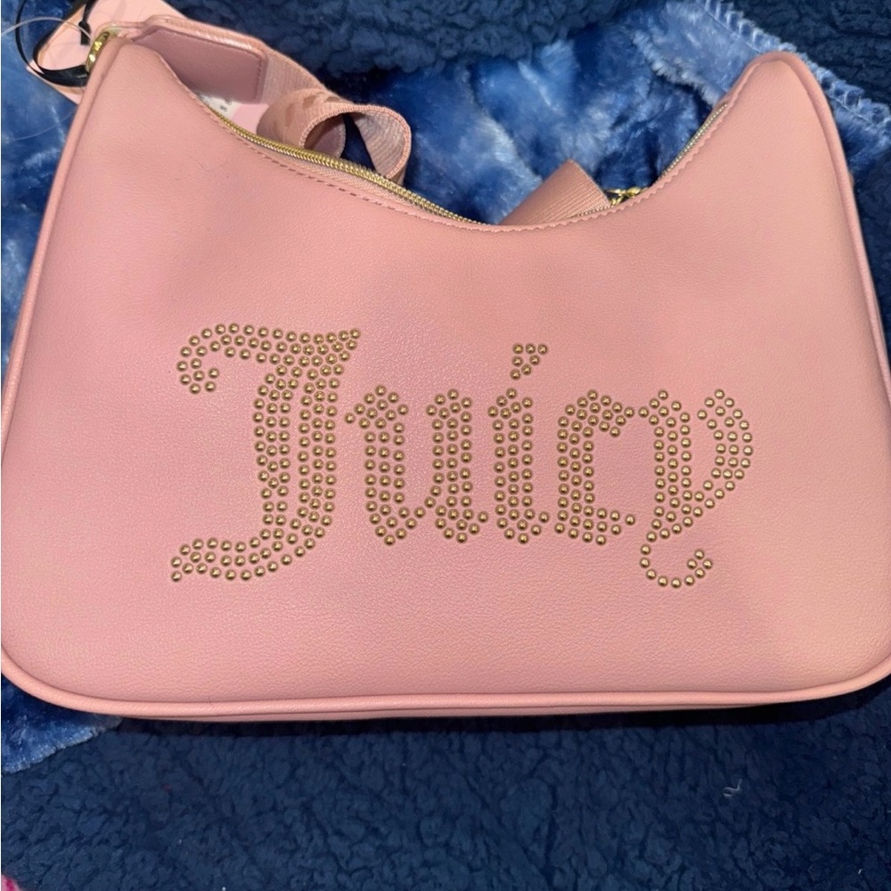 Juicy Couture Pink Rhinestone Shoulder Bag